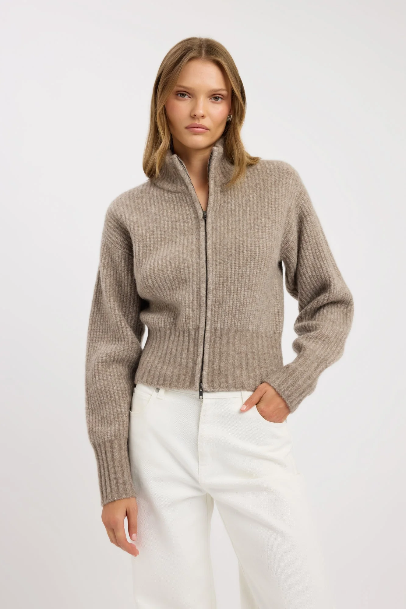 Irina Zip Cardigan - Image 3