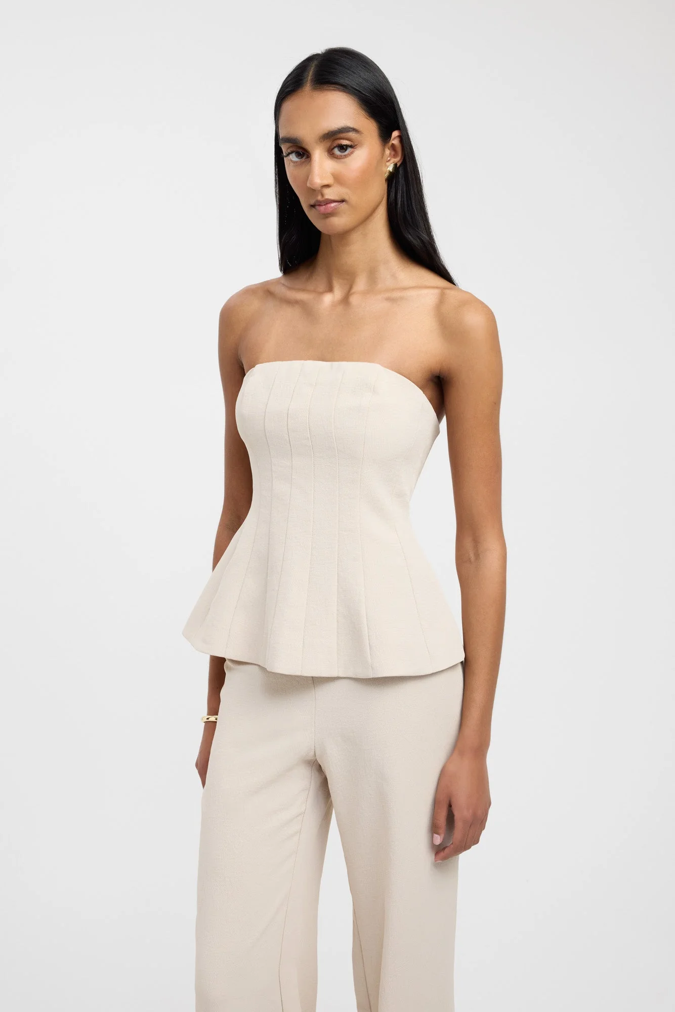 Oyster Strapless Seam Top - Image 4
