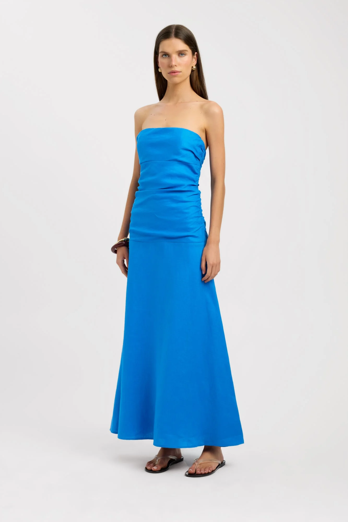 Palm Strapless Maxi Dress - Image 3